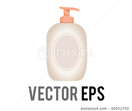 Vector bottle of skin lotion icon for moisturizer, sunscreen, sunblock, shampoo and body wash Vector bottle of skin lotion icon for moisturizer, sunscreen, sunblock, shampoo and body wash 80932350