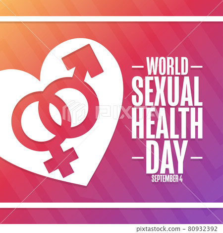 World Sexual Health Day. September 4. Holiday concept. Template for background, banner, card, poster World Sexual Health Day. September 4. Holiday concept. Template for background, banner, card, poster 80932392