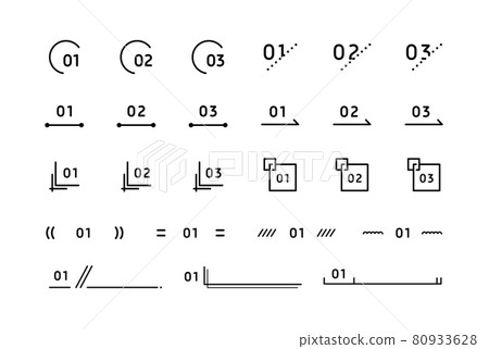 數字框套裝 簡單數字 數字插圖 裝飾格紋裝飾材料 數字框套裝 簡單數字 數字插圖 裝飾格紋裝飾材料 80933628