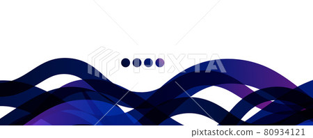 Abstract background - transparent overlapping wavy lines on white pattern. Vector Illustration For Wallpaper, Banner, Background, Landing Page Abstract background - transparent overlapping wavy lines on white pattern. Vector Illustration For Wallpaper, Banner, Background, Landing Page 80934121