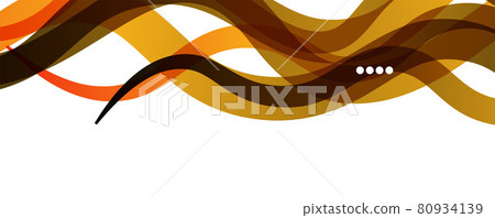 Abstract background - transparent overlapping wavy lines on white pattern. Vector Illustration For Wallpaper, Banner, Background, Landing Page Abstract background - transparent overlapping wavy lines on white pattern. Vector Illustration For Wallpaper, Banner, Background, Landing Page 80934139