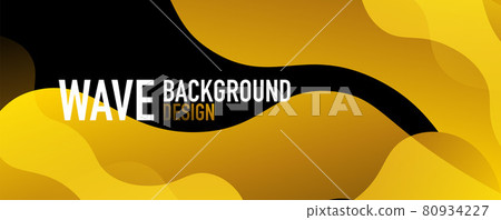 Abstract background - shiny fluid gradients and overlapping waves. Vector Illustration For Wallpaper, Banner, Background, Landing Page Abstract background - shiny fluid gradients and overlapping waves. Vector Illustration For Wallpaper, Banner, Background, Landing Page 80934227