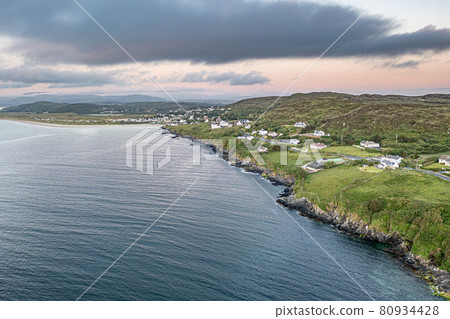 Sunset at Portnoo in County Donegal - Ireland 80934428