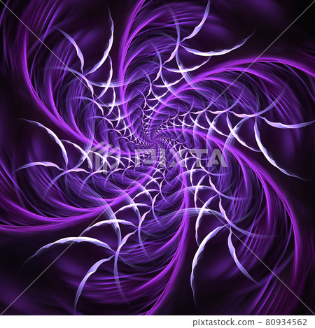 Colorful abstract computer generated spiral fractal background. Colorful abstract computer generated spiral fractal background. 80934562