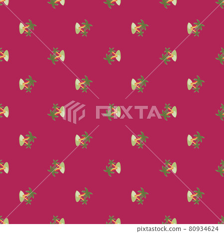 Small green island and palm tree elements shapes seamless pattern. Pink bright background. Doodle ornament. Small green island and palm tree elements shapes seamless pattern. Pink bright background. Doodle ornament. 80934624
