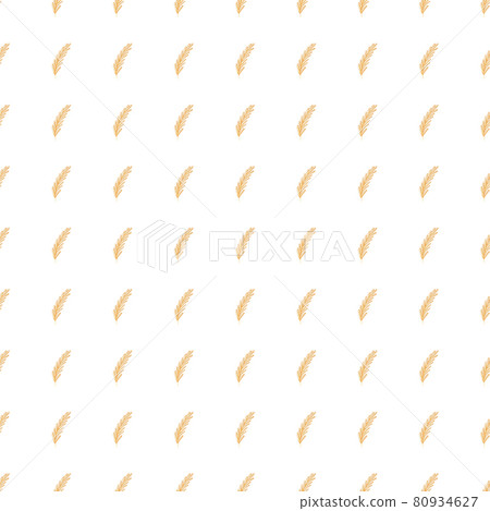 Organic isolated seamless pattern with small ear of wheat elements print. White background. Nature print. Organic isolated seamless pattern with small ear of wheat elements print. White background. Nature print. 80934627