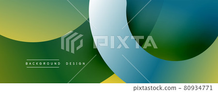 Abstract overlapping lines and circles... - Stock Illustration ...