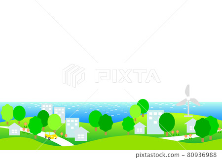 Eco-friendly and sustainable city frame Eco-friendly and sustainable city frame 80936988