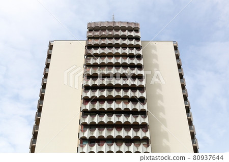 Le Belvedere building from Georges Maillols in Rennes, France Le Belvedere building from Georges Maillols in Rennes, France 80937644