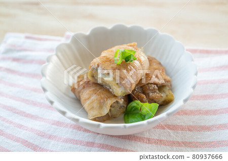 白茄子肉捲黃油醬油味 白茄子肉捲黃油醬油味 80937666