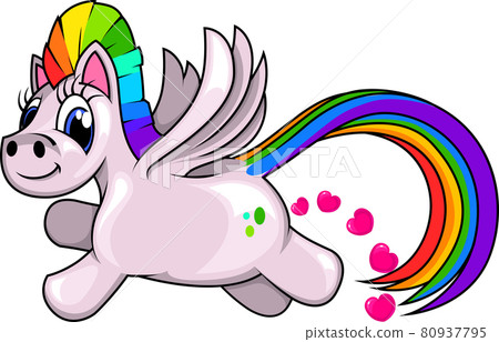 Rainbow Pony 80937795