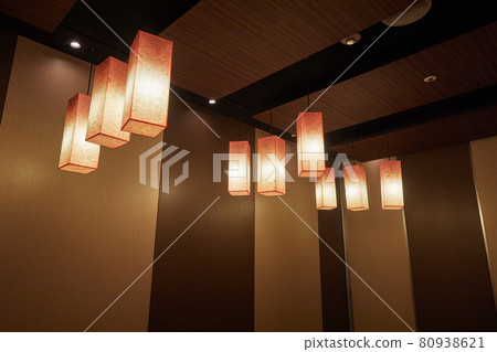 Beautiful lights on the indoor ceiling Beautiful lights on the indoor ceiling 80938621