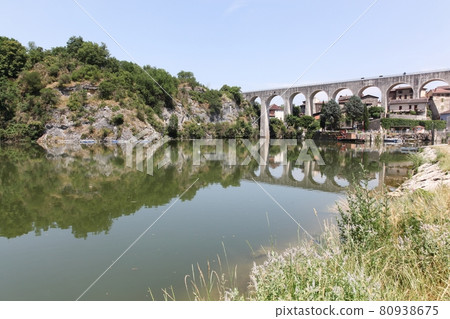 View of Saint Nazaire en Royans in Drome department, France View of Saint Nazaire en Royans in Drome department, France 80938675