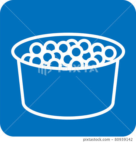 Salmon roe pictogram - Stock Illustration [80939142] - PIXTA