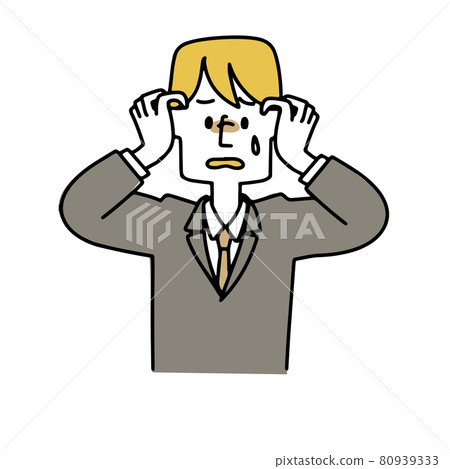 拿著他的頭的西裝的人 拿著他的頭的西裝的人 80939333