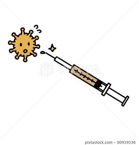 Syringe and escape virus 80939336