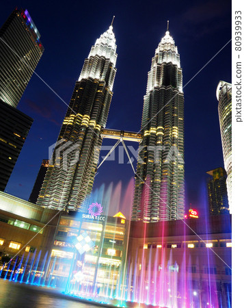 馬來西亞雙子塔夜景 80939933