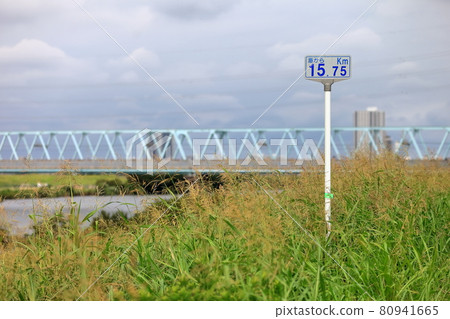 Edogawa distance marker (kilopost) 80941665