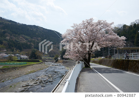 View from Kai-Tokiwa Station in Yamanashi Prefecture 80942887