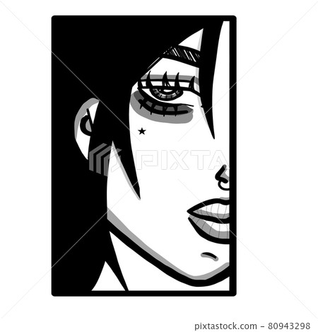 Manga style. Japanese cartoon Comic concept. Anime characters. Vector design for t-shirt graphics, banner, fashion prints, slogan tees, stickers, flyer, posters. 80943298