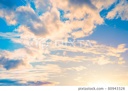 sky cloud sunrise new day beautiful nature for background, future heaven or tomorrow concept. sky cloud sunrise new day beautiful nature for background, future heaven or tomorrow concept. 80943326