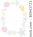 Pastel shell frame 80943721