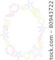 Pastel shell frame 80943722
