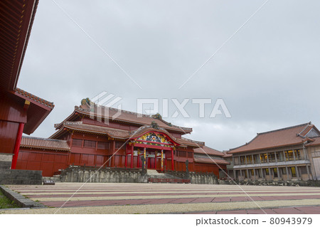 Beautiful Shuri Castle, world heritage site of Naha, Okinawa, Japan. Beautiful Shuri Castle, world heritage site of Naha, Okinawa, Japan. 80943979