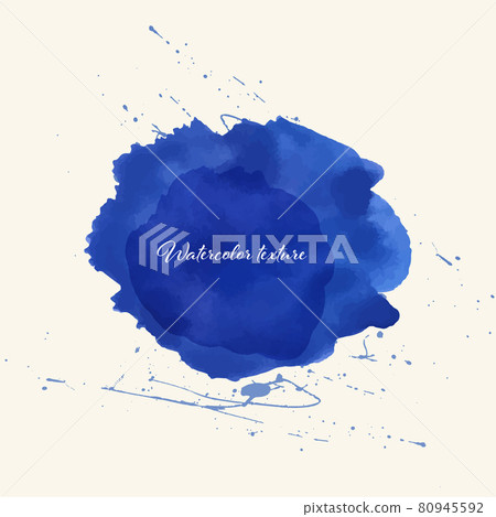 Beautiful watercolor circle design elements. Brush smear, stain watercolor texture.Blue watercolor circle. Beautiful watercolor circle design elements. Brush smear, stain watercolor texture.Blue watercolor circle. 80945592