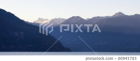 Canadian Nature Mountain Landscape Background. 80945783