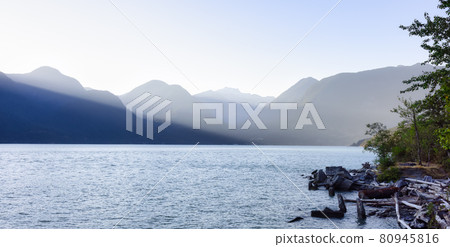 Canadian Nature Mountain Landscape Background. Canadian Nature Mountain Landscape Background. 80945816