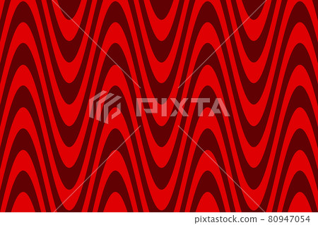 Red curve pattern - Stock Illustration [80947054] - PIXTA