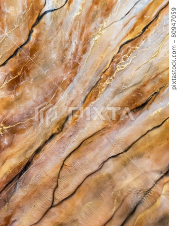 Natural colors resin art design. Poster for handmade classes. Interior wallpaper design. Liquid art imitating marble mineral. Handmade courses resin art background. Abstract natural painting 80947059