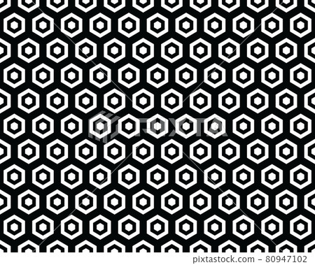 Seamless hexagon pattern background, creative design templates 80947102