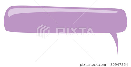 Violet paper bubbles for speech on an white background. Abstract design. Vector illustration. Violet paper bubbles for speech on an white background. Abstract design. Vector illustration. 80947264