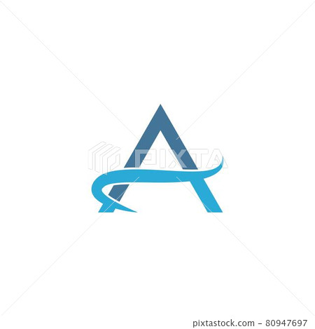 Letter A logo icon design concept 80947697