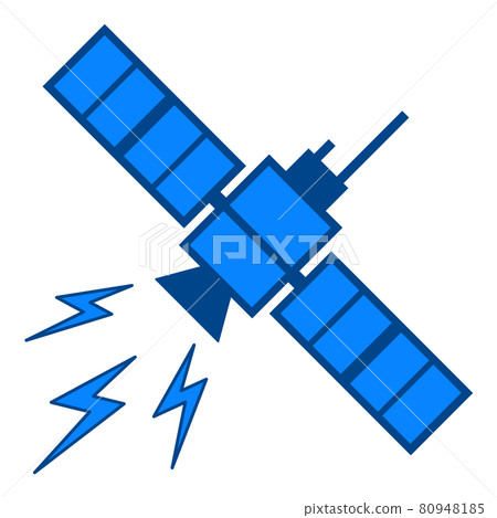 漂浮在外層空間的人造衛星的插圖 80948185