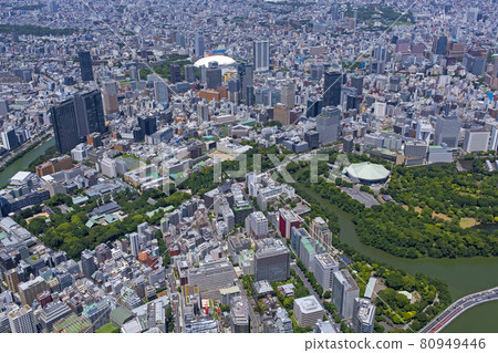 城市景觀，北丸公園地區，鳥瞰圖 80949446