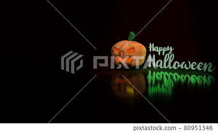 pumpkin lantern for halloween concept 3d rendering pumpkin lantern for halloween concept 3d rendering 80951346