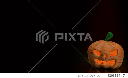 pumpkin lantern for halloween concept 3d rendering pumpkin lantern for halloween concept 3d rendering 80951347