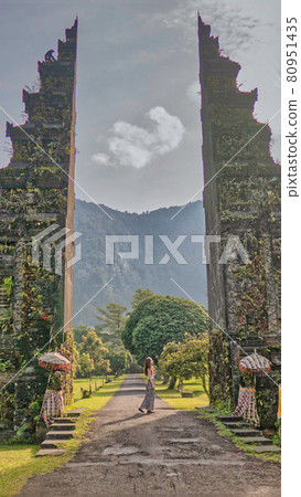 Bali traditional gate Bali traditional gate 80951435