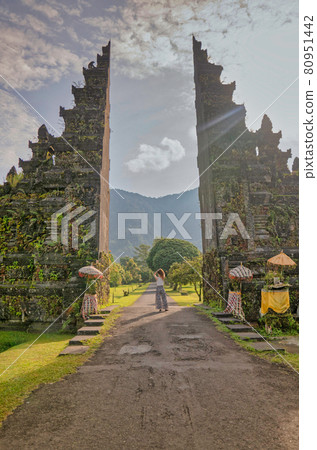 Bali traditional gate Bali traditional gate 80951442
