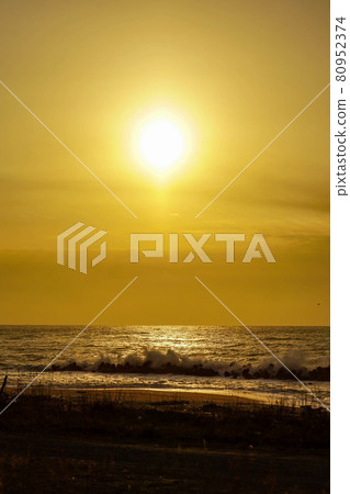 [鐵路旅行圖片] 火車窗外的海景 80952374