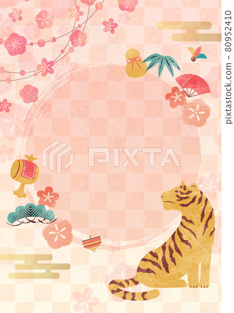 japanese pattern, japanese style, vector 80952410