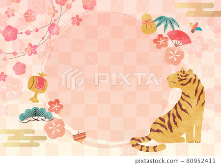japanese pattern, japanese style, vector 80952411