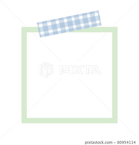 Illustration material: Notepad with colorful masking tape Illustration material: Notepad with colorful masking tape 80954114