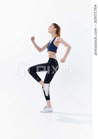 sportive woman posing fitness workout energy sportive woman posing fitness workout energy 80955764