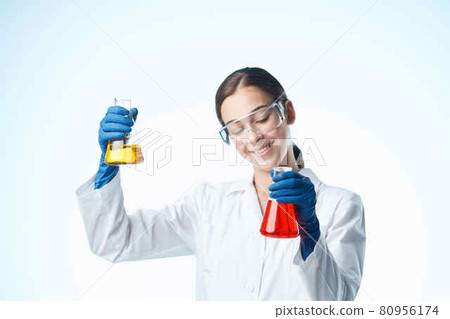 female doctor laboratory research science professional female doctor laboratory research science professional 80956174