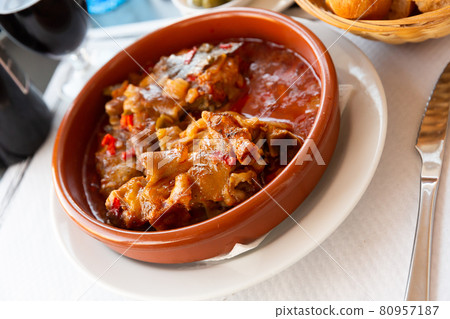 Braised pork legs in sauce Braised pork legs in sauce 80957187