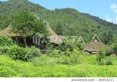 Thatched roof village Thatched roof village 80958211